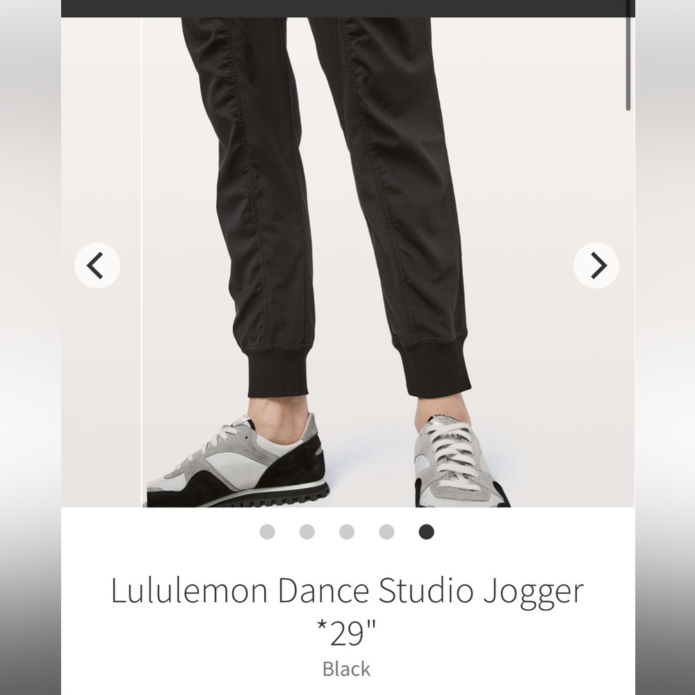 Lululemon Dance Studio Jogger
*29"
Black. Size 4. EUC - Picture 5 of 13